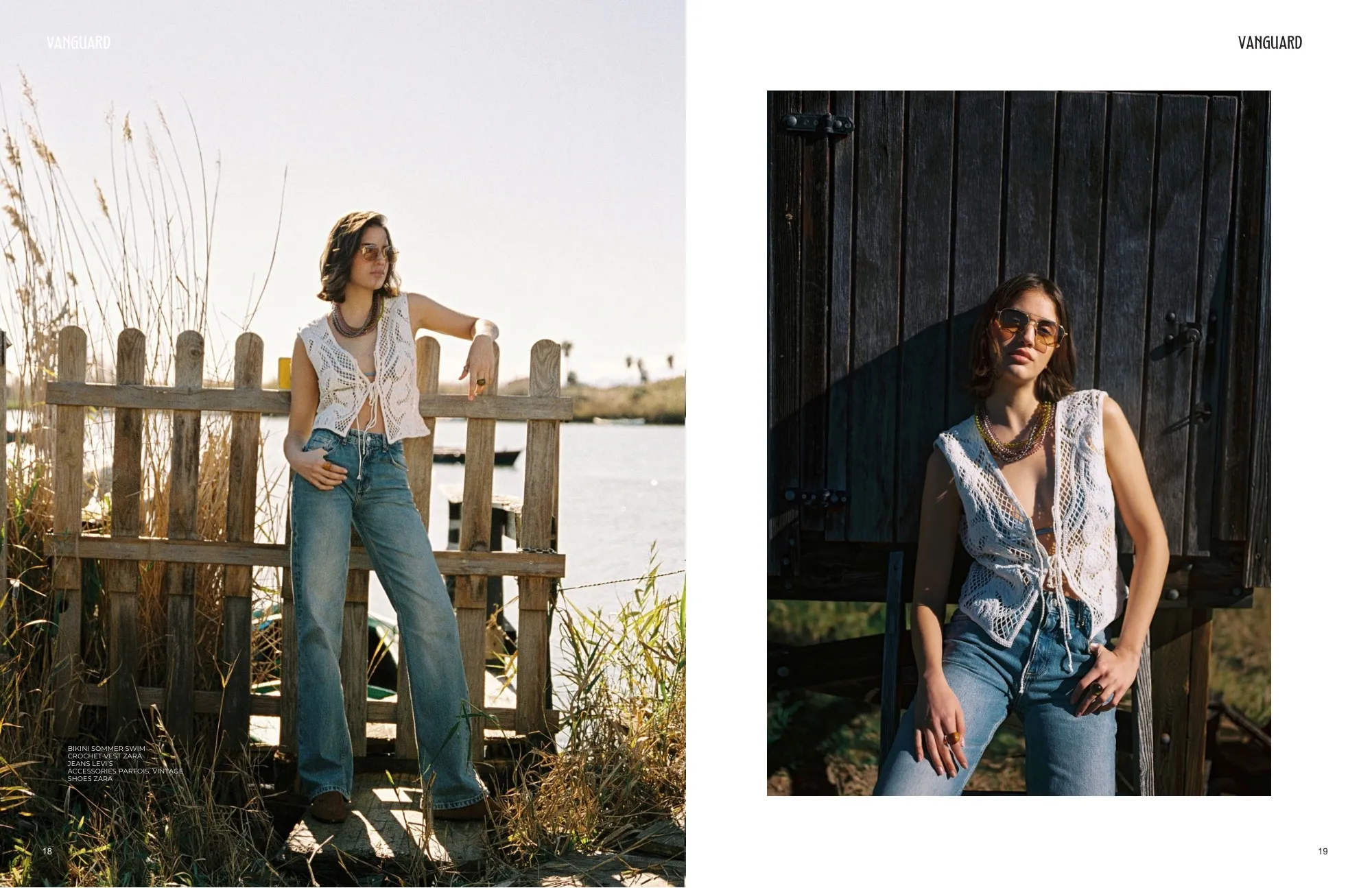 Vanguard — modelo con estilismo editorial